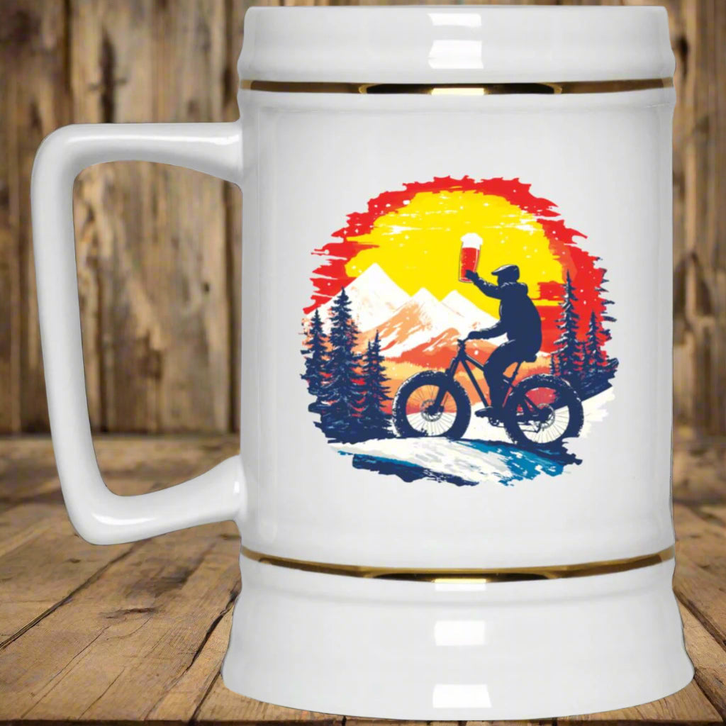 Fat Bike Life Beer Stein - 22oz. - Fat Bike Asinine