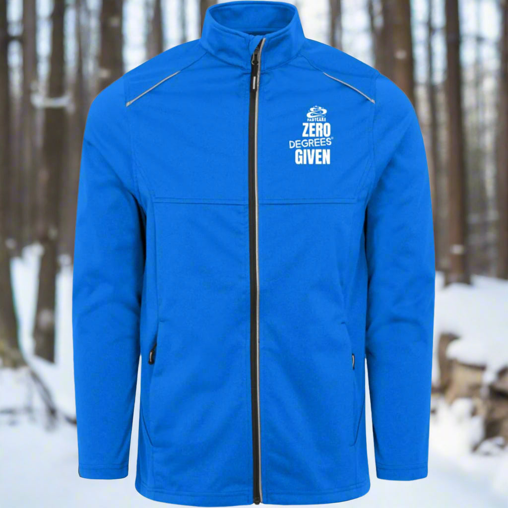 Mens FADYCAKE Winter Cycling Weatherproof Tech Soft-Shell Jacket blue