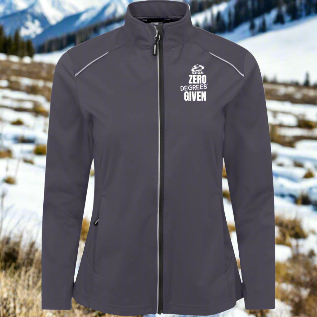 Womens FADYCAKE Winter Cycling Weatherproof Tech Soft-Shell Jacket carbon