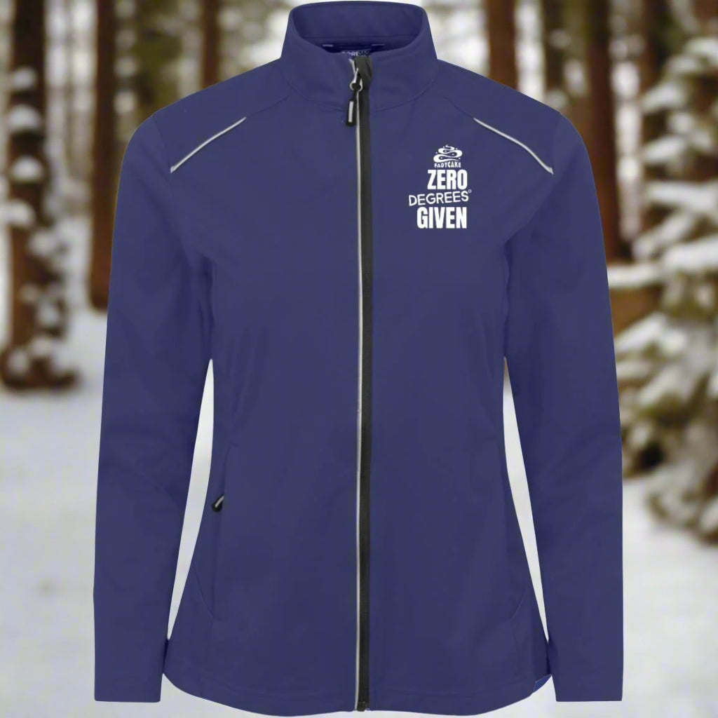 Womens FADYCAKE Winter Cycling Weatherproof Tech Soft-Shell Jacket navy