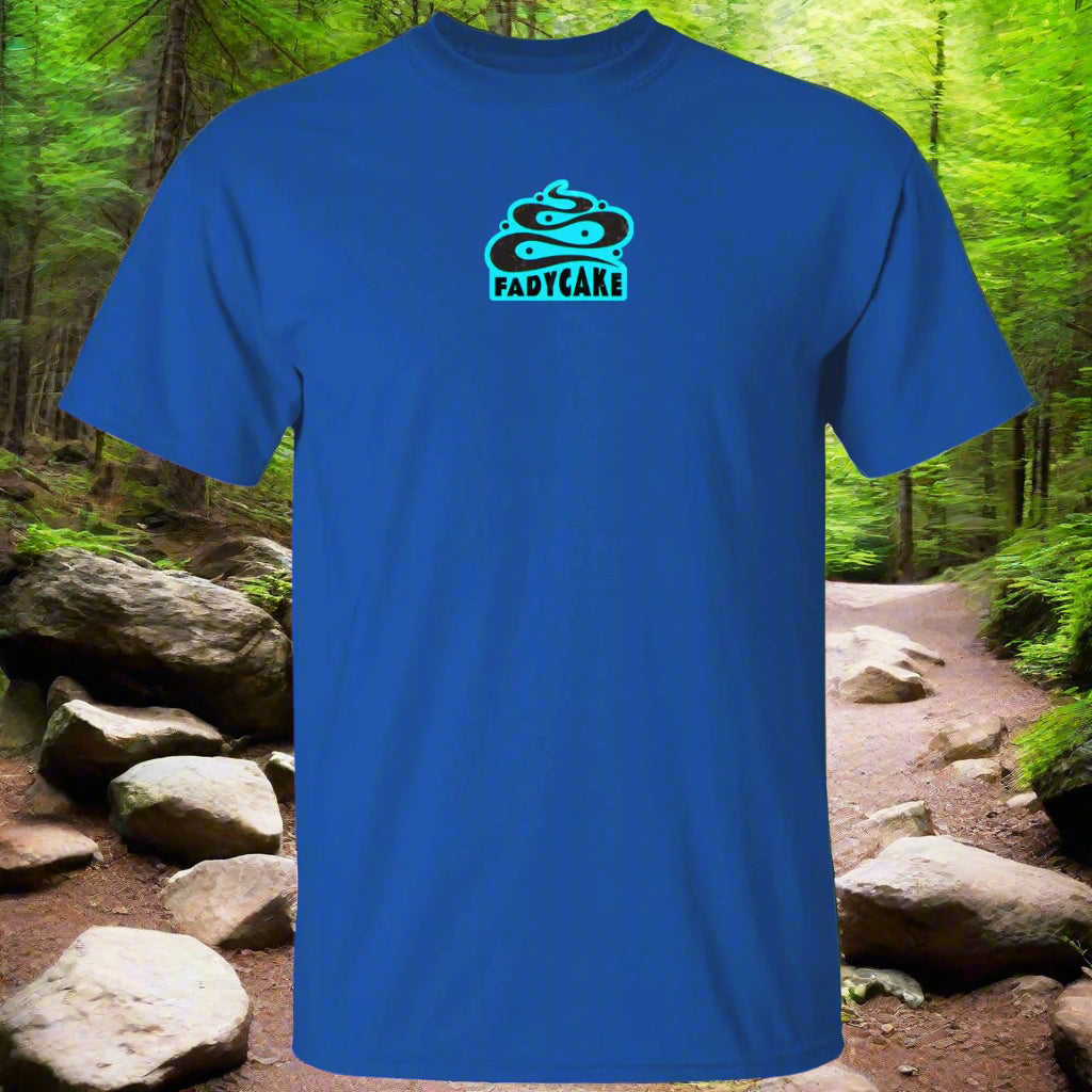 FADYCAKE Logo Ice Blue T-Shirt