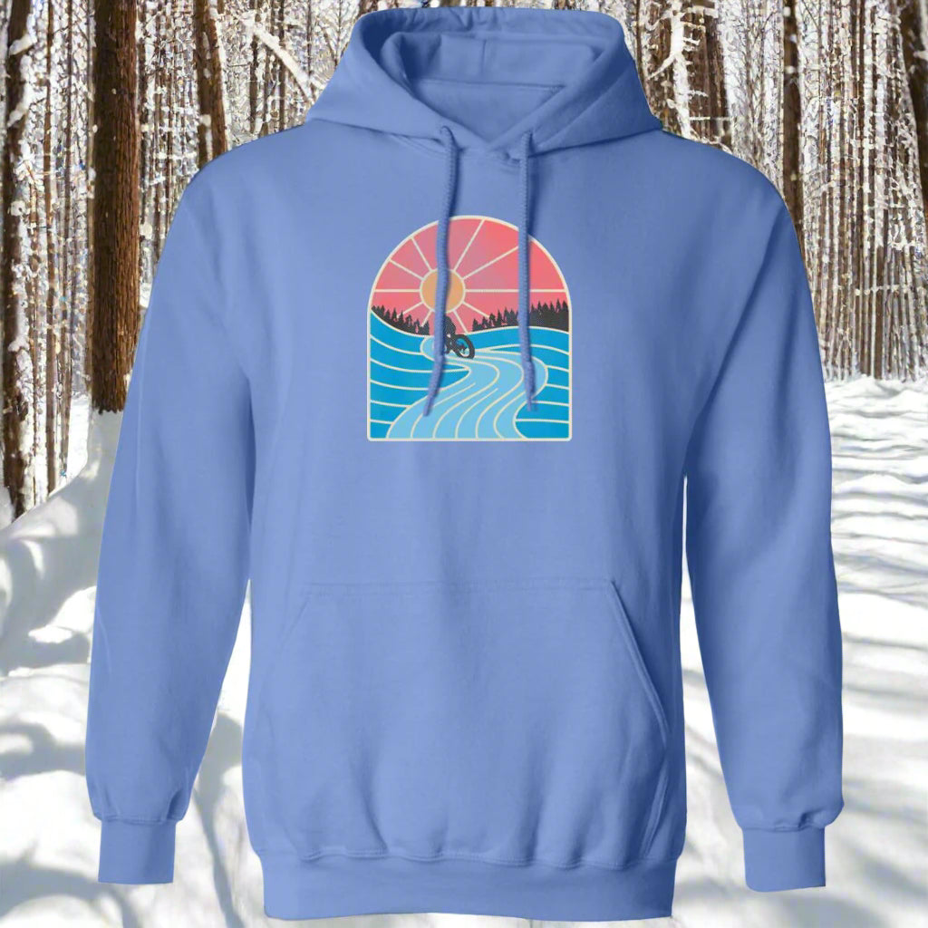 Groomed Trail Fat Bike Ride Pullover Hoody