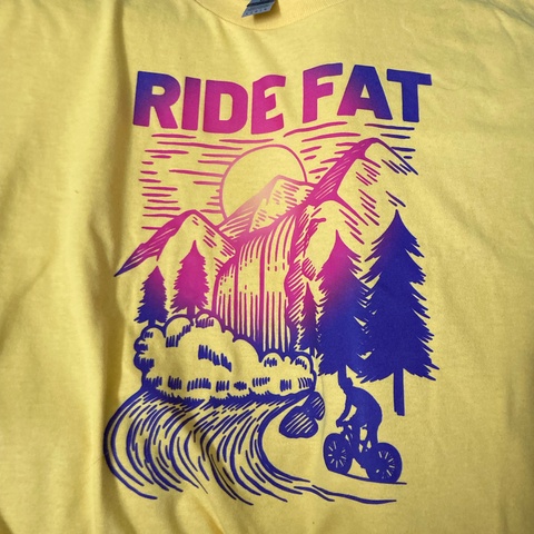 Fat Biking T-shirts, Fat Bike Asinine, Cycling shirts, fat biking shirts, desert fat biking shirt