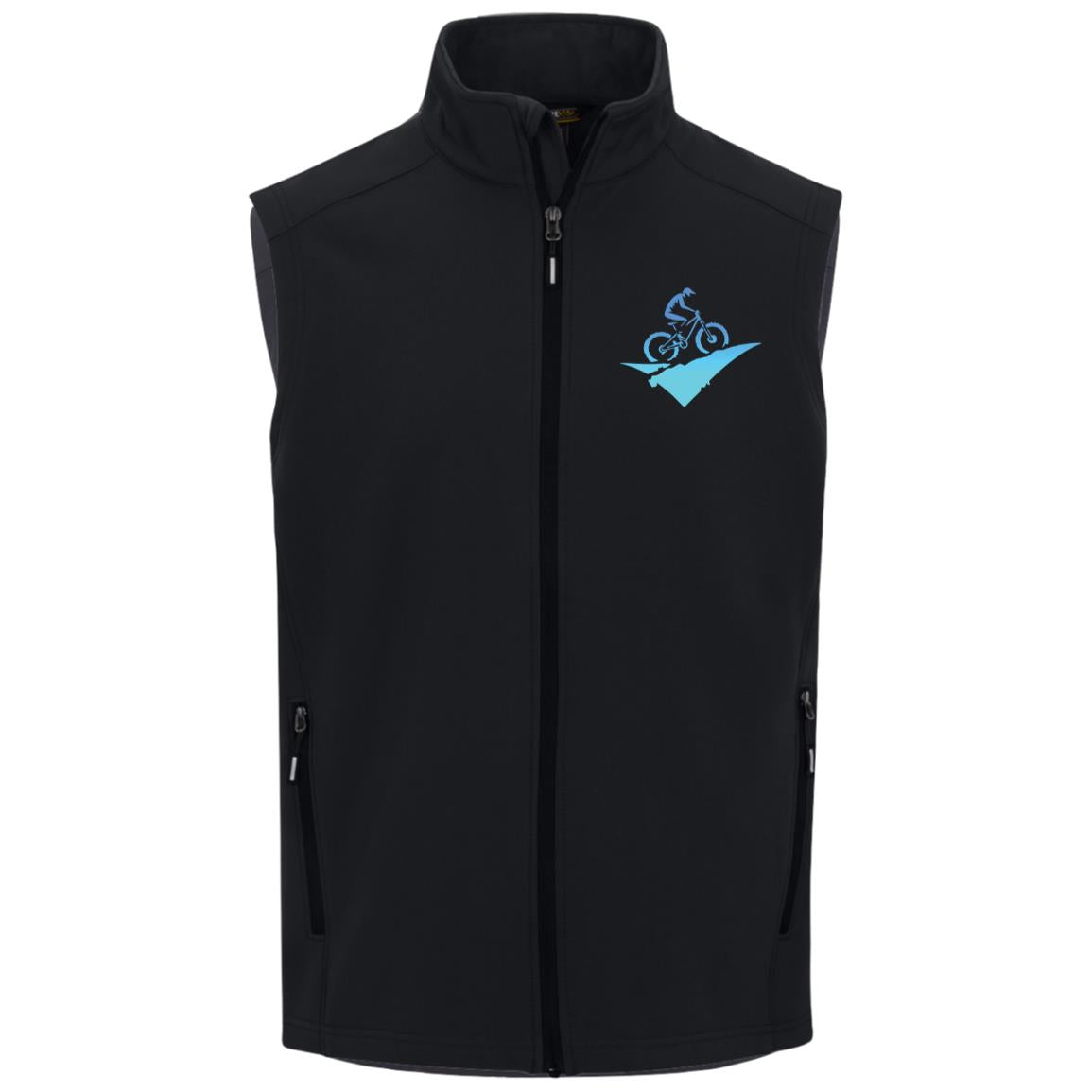 Mens Winter vest jacket fat biking jacket black