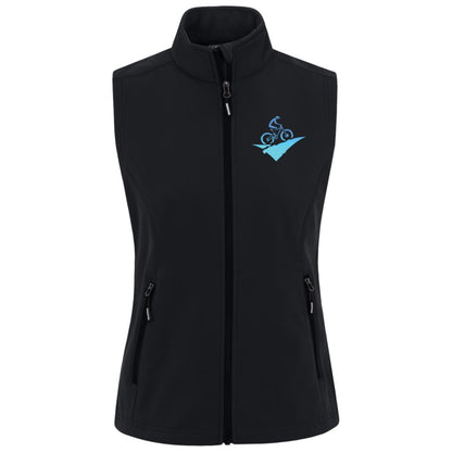 Womens Winter vest jacket fat biking jacket black