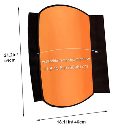 Water and electricity don't do well together! Keep your eBike battery safe from the elements and grime with our neoprene Weatherproof Battery Cover with Velcro. This super easy to install solution will keep your eBike battery protected. One size fits most. Tested on small to large batteries, this should fit most eBikes. Reflective embellishments on both sides for added visibility at night.