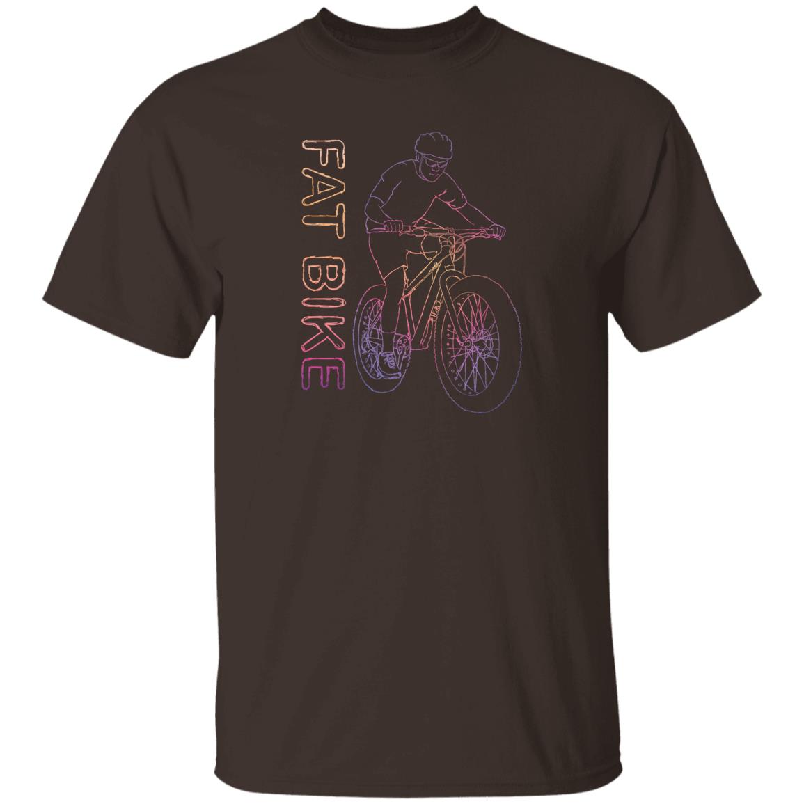 Neon Bike Hand Drawing T-Shirt