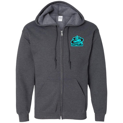 FADYCAKE Logo Ice Blue Full Zip Hoody