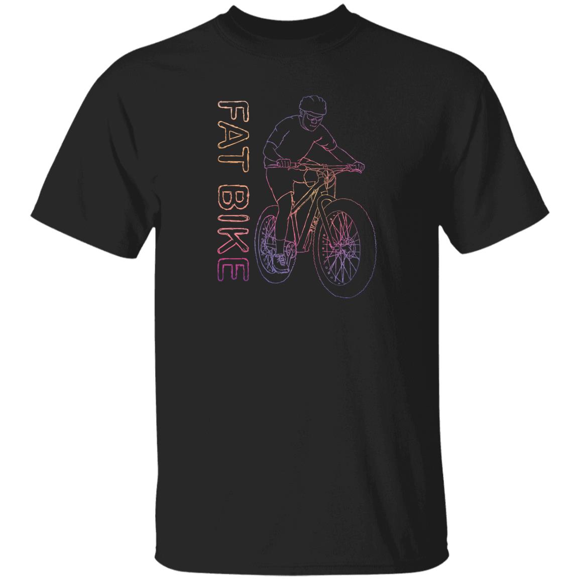 Neon Bike Hand Drawing T-Shirt