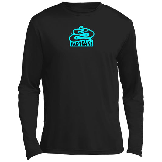 FADYCAKE Logo Ice Blue Long Sleeve Riding Shirt